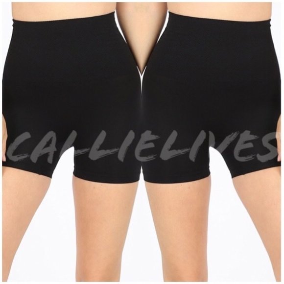 Callie Lives Miz Seamless Booty Biker Shorts One Size SML - Picture 1 of 3